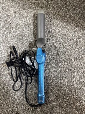 BaByliss Nano Titanium Blue Curling Iron - 1" Barrel